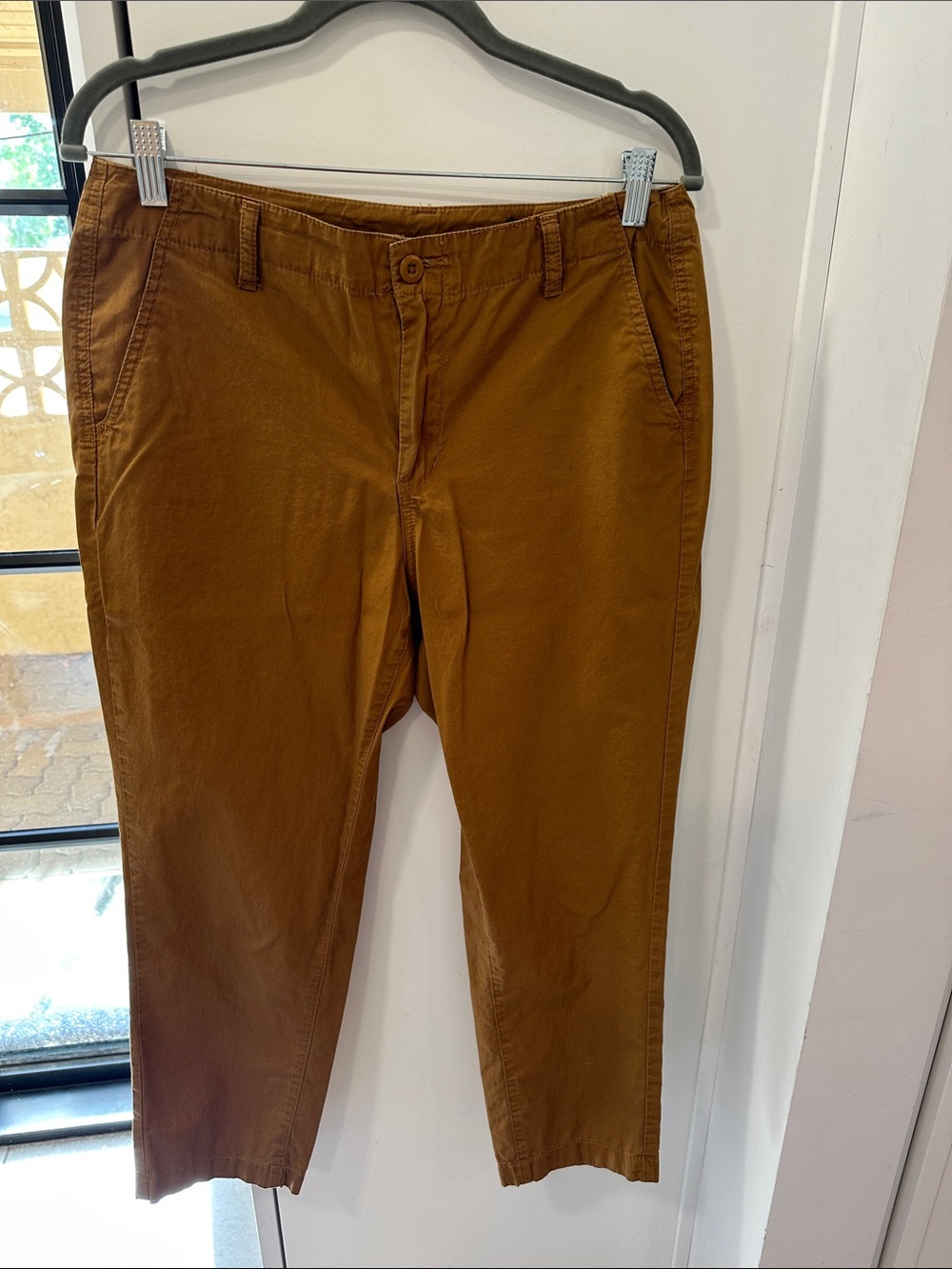 Blank NYC Women’s Cotton Pants in Rust Brown